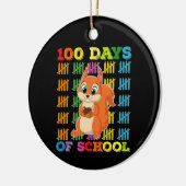 100日間の学校生活リス先生 セラミックオーナメント (左)