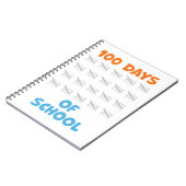 100日間の学校生活 ノートブック (左側)