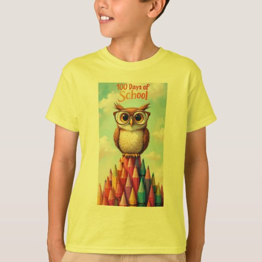 100日間の学校生活 Tシャツ (正面)