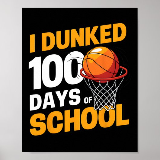 100日間の学校 スケルルトン 100日目の少年 Tシャツ ポスター (正面)