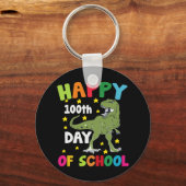 100日間の学校 ティラノサウルス 100日目の学校 キーホルダー (正面)