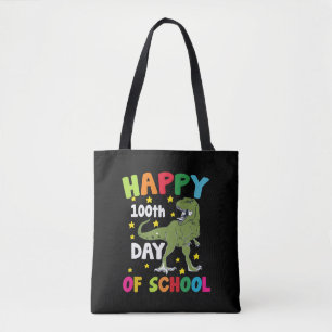 100日間の学校 ティラノサウルス 100日目の学校 トートバッグ
