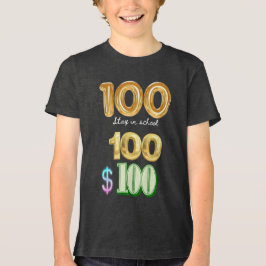 100日間の学校 トライブレンドTシャツ
