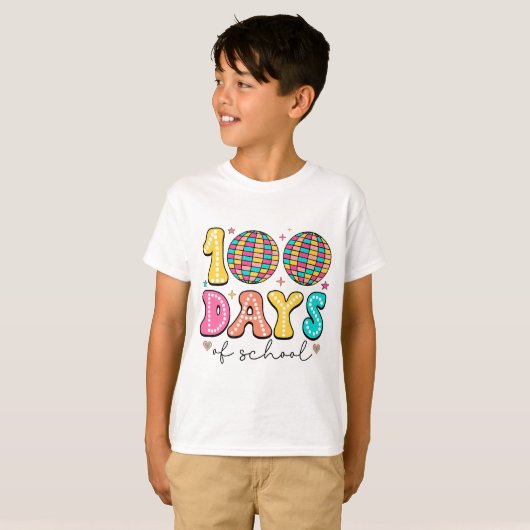 100日間の学校 Tシャツ (正面フル)