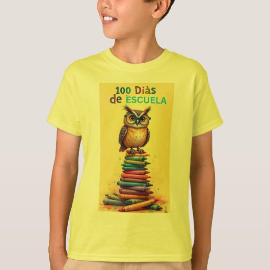 100日間の学校 Tシャツ (正面)
