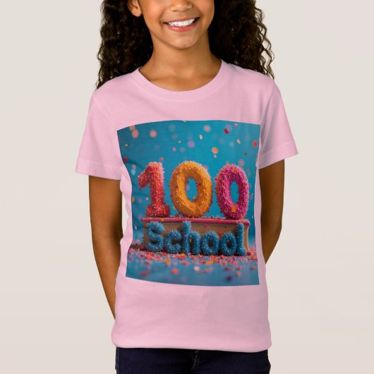 100日間の学校 Tシャツ (正面)