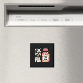 100日間の甘い楽しみ かわいい幼稚園の女の子の先生 愛 マグネット (インサイチュ (食洗機))
