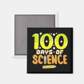 100日間の科学 100日目の学校の先生 マグネット (正面/裏面)