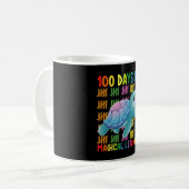 100日間の魔法の学習タートルスクール コーヒーマグカップ (正面左)
