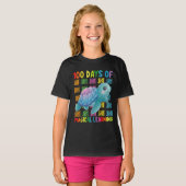 100日間の魔法の学習タートルスクール Tシャツ (正面フル)
