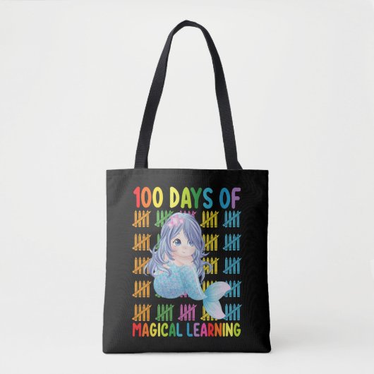 100日間の魔法の学習人魚学校 トートバッグ (正面)