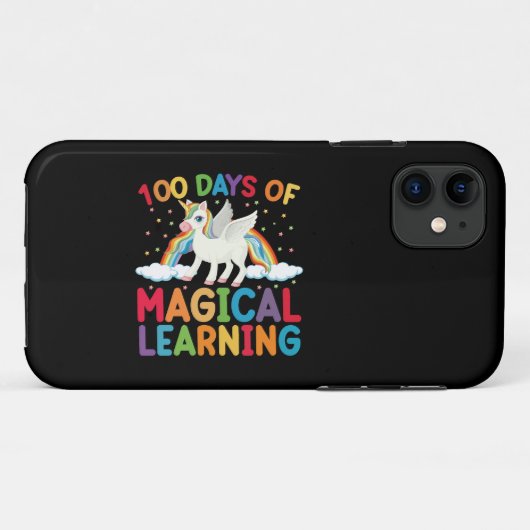100日間の魔法の学習学校ユニコーン女子  Case-Mate iPhoneケース (裏面(横))
