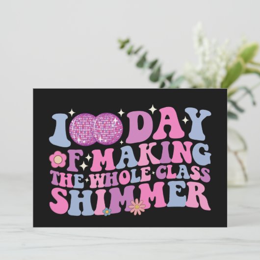 100日間クラス全員を輝かせるディスコを作り続けた話 招待状 (スタンド正面)