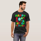 100日間生き残った先生 生徒 キ Tシャツ (正面フル)