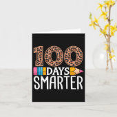 100日頭が切れるの先生または100日目の学生 カード (黄色い花)