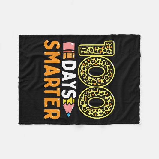 100日頭が切れるの先生または100日目の学生 フリースブランケット (正面(横))