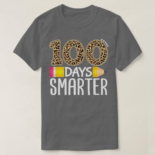 100日頭が切れるの先生または100日目の学生 Tシャツ (デザイン正面)