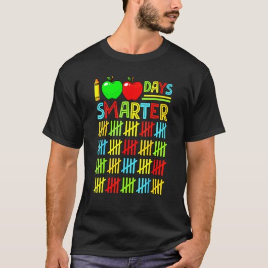 100日頭が切れるの先生または100日目の学生 Tシャツ (正面)