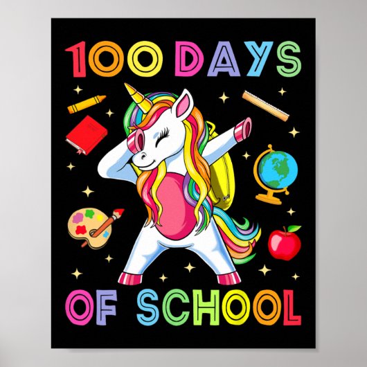 100日頭が切れるキッズガールズユニコーンSの100日目 ポスター (正面)