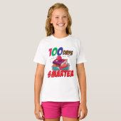 100日頭が切れるシャツ | 100日あたり Tシャツ (正面フル)