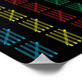 100日頭が切れるス・ハッシュ・マーク・日数 ポスター (角)