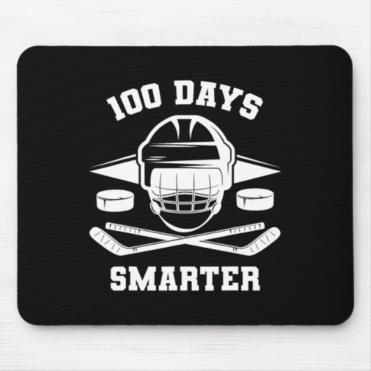 100日頭が切れるハッピースクールホッケー100日目 マウスパッド (正面)