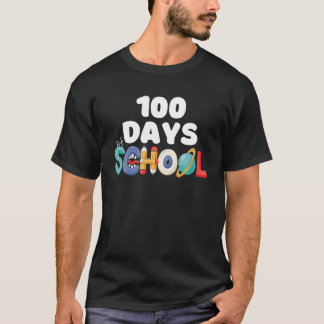 100日頭が切れるハッピースクール100日目 Tシャツ