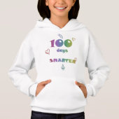 100日頭が切れるフード付きスウェットシャツ-おもしろい先生Sweatshirt (正面)