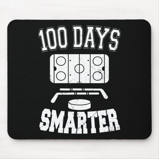 100日頭が切れるホッケースポーツ学校の100日目 マウスパッド (正面)