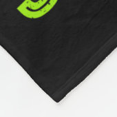 100日頭が切れるモンスタートラック学校の100日 フリースブランケット (角)