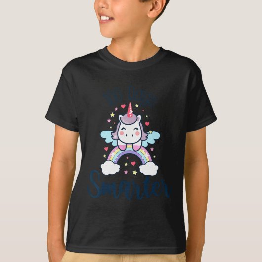 100日頭が切れるユニコーンレインボーガールズ100日目 Tシャツ (正面)