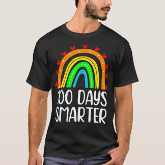 100日頭が切れるレインボー先生100日目 Tシャツ