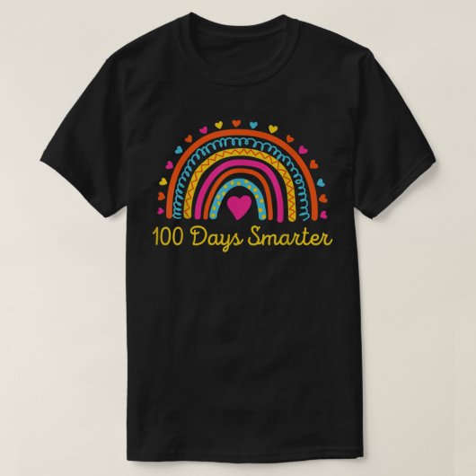 100日頭が切れるレインボー先生100th Day Boys G Tシャツ (デザイン正面)
