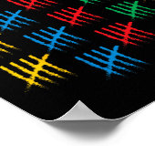 100日頭が切れる可愛い学生少年ガールズ100日 ポスター (角)