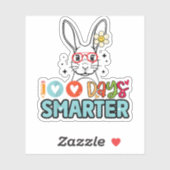 100日頭が切れる女子かわいいバニー100th Day Of Sch シール (シート)