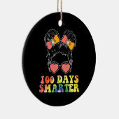 100日頭が切れる女子メッシーブンスクール絞り染め セラミックオーナメント (右)