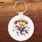 100日頭が切れる学校切り株の形成日 キーホルダー (正面)