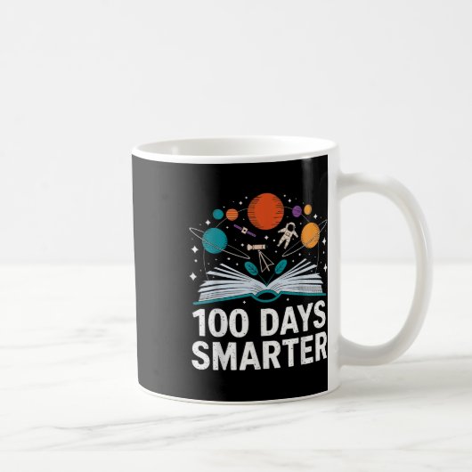 100日頭が切れる宇宙宇宙100日目 コーヒーマグカップ (右)