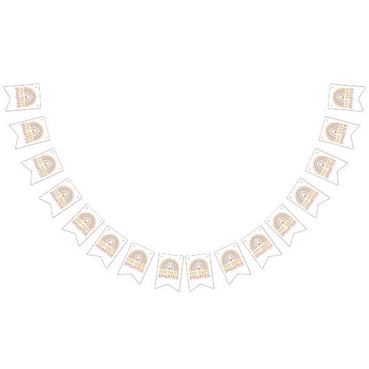 100日頭が切れる100日の学校ボホレインボー バンティングフラッグ (全)