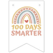 100日頭が切れる100日の学校ボホレインボー バンティングフラッグ (第1の旗)