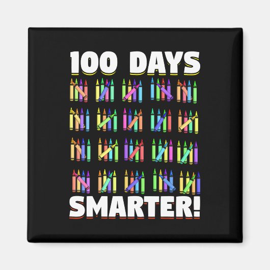 100日頭が切れるCrayons学生ギフト100日 マグネット (正面)