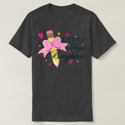 100日100日の学校2 Tシャツ (デザイン正面)