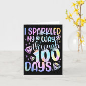 100日100日のScで輝いた カード (黄色い花)