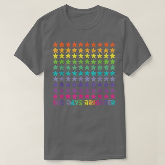 100日100日学校または幼稚園 Tシャツ (デザイン正面)