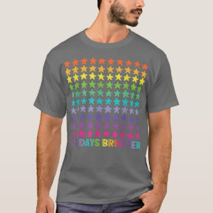 100日100日学校または幼稚園 Tシャツ