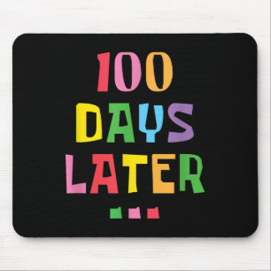 100日100日後の学校先生の子供 マウスパッド