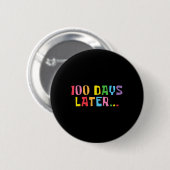 100日100日後の学校先生の子供 缶バッジ (正面&裏面)