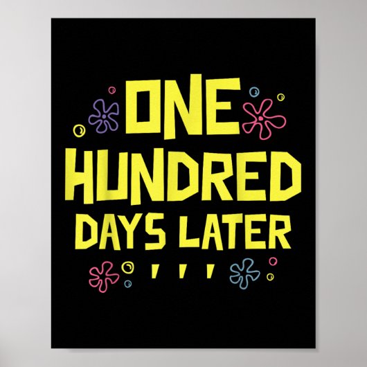 100日100日後100学期 ポスター (正面)
