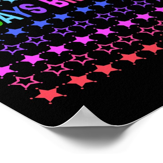 100日100日明るい幼稚園 ポスター (角)