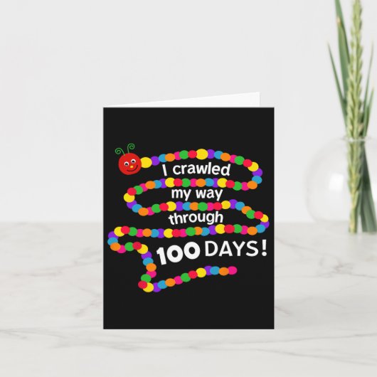 100日100日目にGroovy Iが自分の道を這った カード (正面)